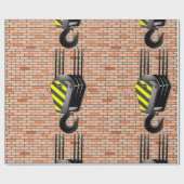 クレーン及びフック掛け紙 ラッピングペーパー (フラット)