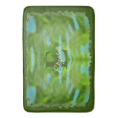 クレーン川の反射0335 バスマット (正面縦)