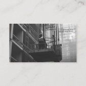 クレーン建築の乗務員 名刺 (裏面)