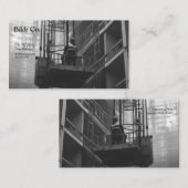 クレーン建築の乗務員 名刺 (正面/裏面)