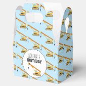 クレーン建築トラックボーイバースデーパーティー フェイバーボックス (オープン)