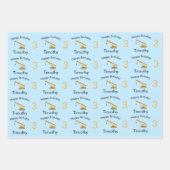 クレーン建築トラック名前をカスタムする&エイジ ラッピングペーパーシート (正面)