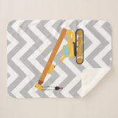 クレーン建築トラック シェルパブランケット (正面(横))