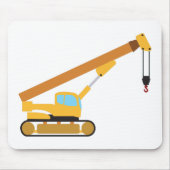 クレーン建築トラック マウスパッド (正面)