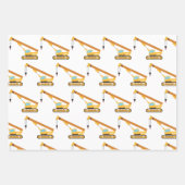 クレーン建築トラック ラッピングペーパーシート (正面3)