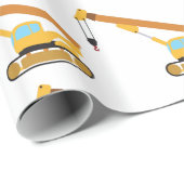 クレーン建築トラック ラッピングペーパー (ロールコーナー)