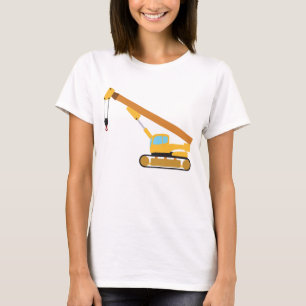 クレーン建築トラック Tシャツ