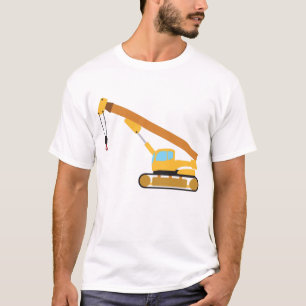 クレーン建築トラック Tシャツ