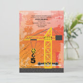 クレーン建設へのご招待 招待状 (スタンド正面)