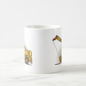 クレーン建設用機器のコーヒー・マグ コーヒーマグカップ (中央)