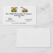 クレーン建設用機器の名刺 名刺 (正面/裏面)