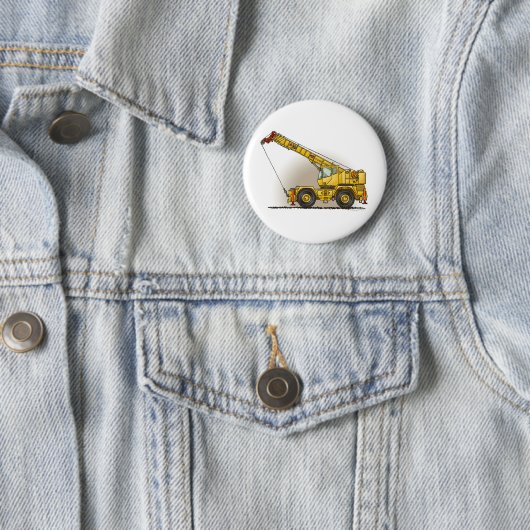 クレーン建設用機器ボタンPin 缶バッジ (インサイチュ)