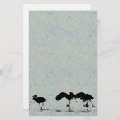 クレーン手すき紙の文房具 便箋 (正面/裏面)