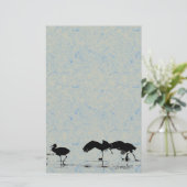 クレーン手すき紙の文房具 便箋 (スタンド正面)