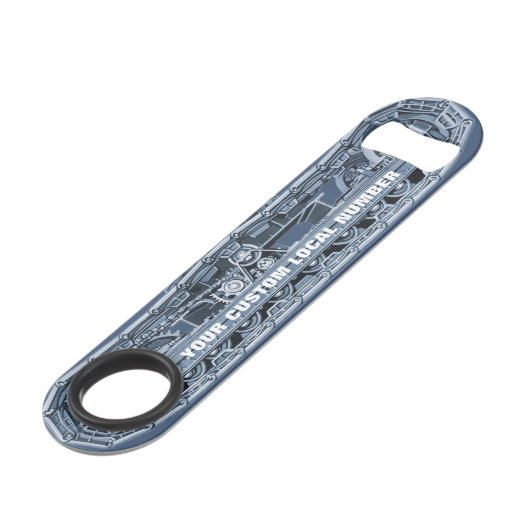 クレーン操カスタム作者組合ローカル番号IUOE スピード栓抜き (正面アングル)