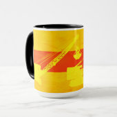 クレーン操作者摩擦クローラ南西カラー マグカップ (正面左)