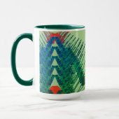 クレーン操作者熱狂するマルチ履帯クレーン マグカップ (左)