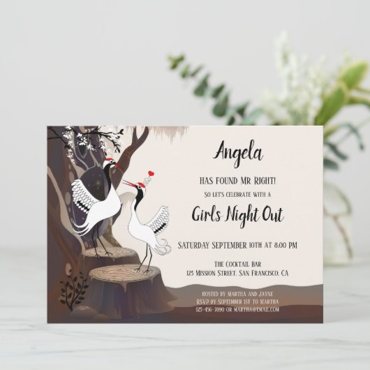 クレーン日本のバチェロレッテ招待状 招待状 (スタンド正面)