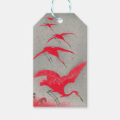 クレーン日本のプリントギフトラベル ギフトタグ (正面)