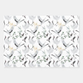 クレーン日本の包装紙シート ラッピングペーパーシート (正面)