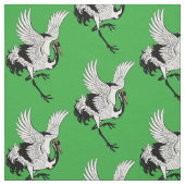 クレーン日本の鳥 ファブリック (見本)
