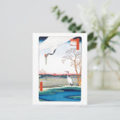 クレーン箕輪金杉三川島広重素晴らし ポストカード (スタンド正面)