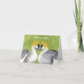 クレーン記念日カード カード (正面)