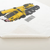 クレーン車の漫画イラストレーション シェルパブランケット (3/4)