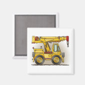 クレーン車の角形磁石 マグネット (正面/裏面)