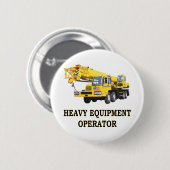 クレーン車 缶バッジ (正面&裏面)