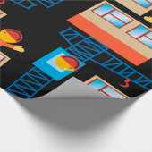 クレーン運転士及び建築労働者 ラッピングペーパー