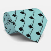 クレーン運転士用クレーンアンティークヴィンテージクローラ ネクタイ (ロール)