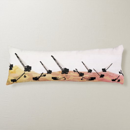 クレーン運転士用ショベル運転士運転士 ボディピロー (正面)