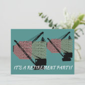 クレーン運転士退職 招待状 (スタンド正面)