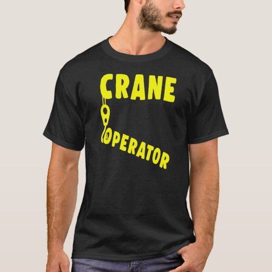 クレーン運転士重装備運転士建物Mac Tシャツ (正面)