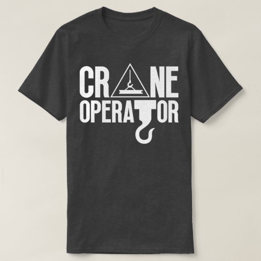 クレーン運転士19 Tシャツ (デザイン正面)