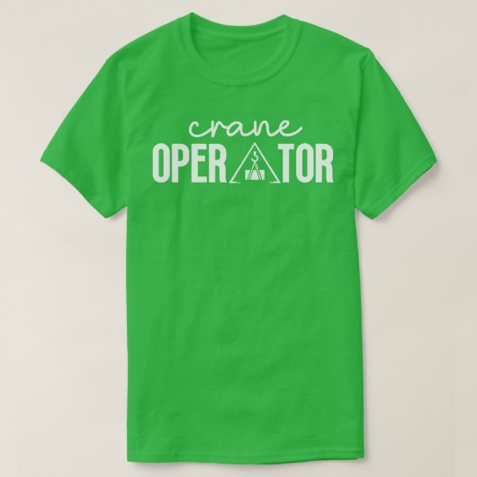 クレーン運転士24 Tシャツ (デザイン正面)