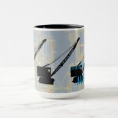 クレーン運転士=MFICヴィンテージクローラクレーン マグカップ (中央)