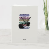 クレーン運転者履帯クレーン誕生日カードヴィンテージ カード (裏面)