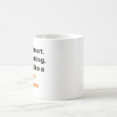 クレーン運転者音Mug コーヒーマグカップ (中央)