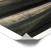 クレーン飛行：自然絵画ズ ポスター (角)