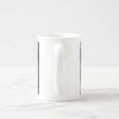 クレーン&カウンタウェイト建築機器の写真 ボーンチャイナマグカップ (裏面)