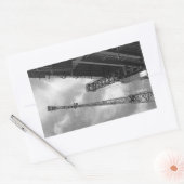 クレーン&カウンタウェイト建築機器の写真 長方形シール (封筒)