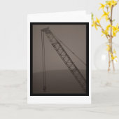 クレーン カード (黄色い花)