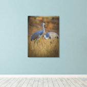 クレーン キャンバスプリント (インサイチュ (ウッドフロア))