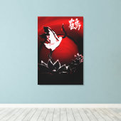 クレーン キャンバスプリント (インサイチュ (ウッドフロア))