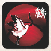 クレーン スクエアペーパーコースター (正面)