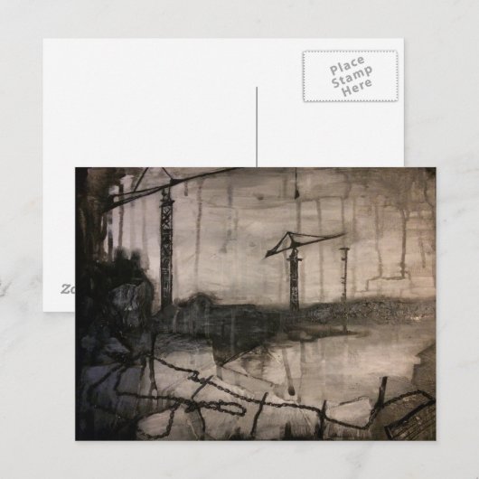 クレーン ポストカード (正面/裏面)