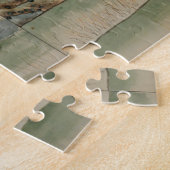 クレーン、マツおよびタケ ジグソーパズル (側面)