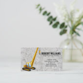 クレーン |建築機械アポイントメントカード 予約カード (スタンド正面)